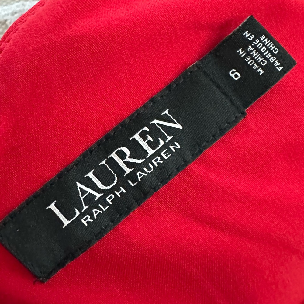 Lauren Ralph Lauren Vibrant Red Attire